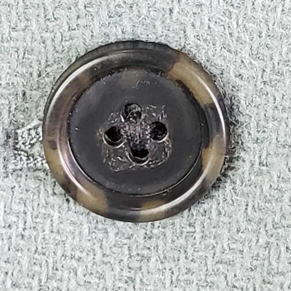 J Crew Nello Gori Stadium Cloth Coat Women’s Size 14 Soft Green Cocoon Jacket - Picture 6 of 10